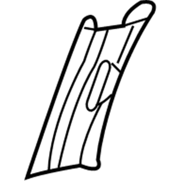 Dodge 5JS78BD1AD Upper Pillar Trim