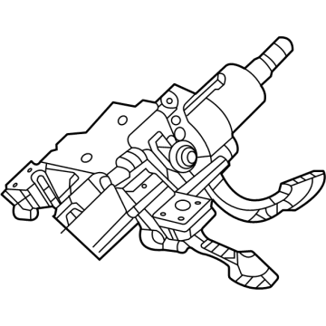 Jeep 68407892AF Steering Column