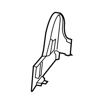 Mopar 5RU36DX9AB Track Cover, Black/Gray, Rear Inner Driver Side