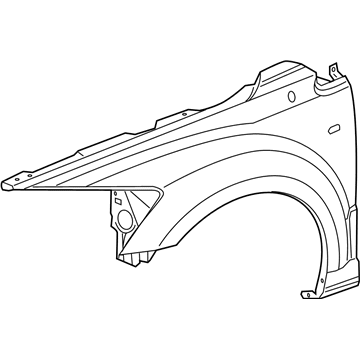 2012 Dodge Caliber Fender - 5115661AD