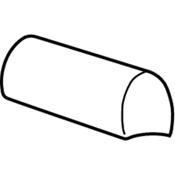 Mopar WX061L5AA Headrest, Taupe, Front WX061L5AA Mopar Headrest, Taupe, Front Illustration 1 of 1