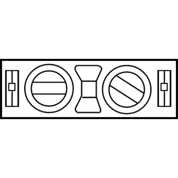 2004 Chrysler Crossfire A/C Switch - 5099162AA