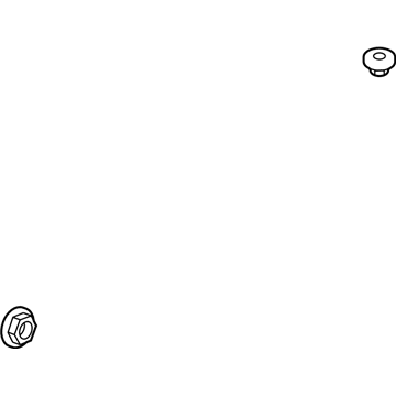 Dodge 6104725AA Head Air Bag Nut