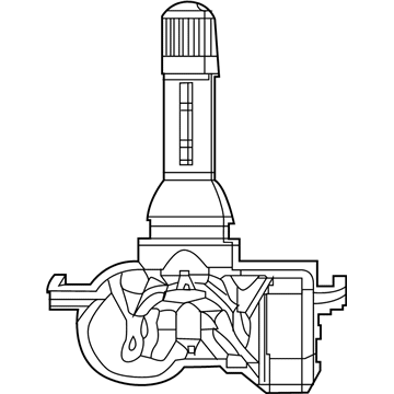 Jeep 68313387AC Tire Pressure Sensor