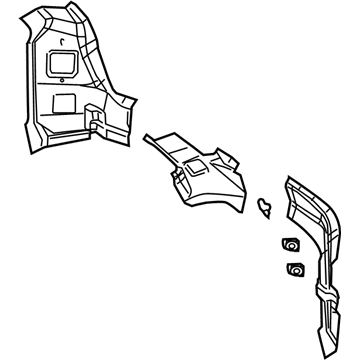 Chrysler 4719932AF Pillar Reinforcement