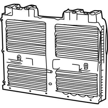 Mopar 68425775AD Grille - Active Shutter 68425775AD Mopar Grille - Active Shutter Illustration 1 of 1