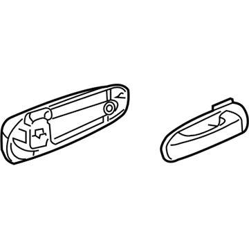 Dodge Durango Door Handle - 1EH601BMAA