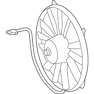 2003 Dodge Sprinter 2500 Cooling Fan Assembly - 5103653AA