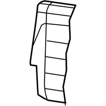 Mopar 68194422AA Seat Back Pad, Rear Mopar 68194422AA Seat Back Pad, Rear