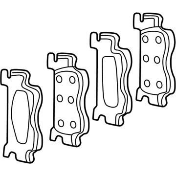 Dodge 5016167AC Brake Pads