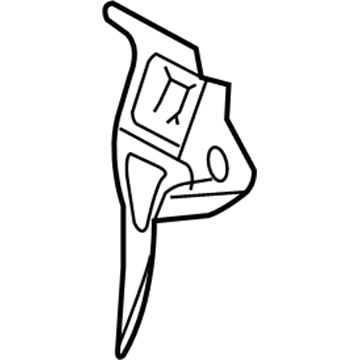 Mopar 5008821AA Outer Reinforcement, Rear Driver Side