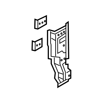 Ram 55372531AC Hinge Pillar