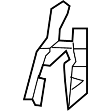 Mopar 1FY221DVAA Shield, Slate Gray, Front Inner Driver Side