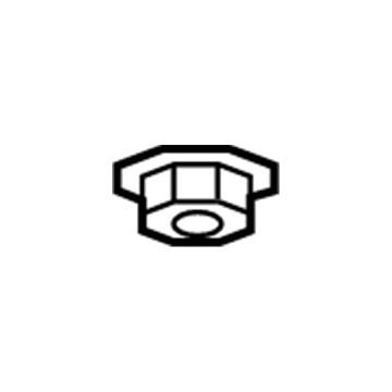 Jeep 6504818AA Tow Eye Nut