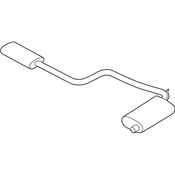 Chrysler 4581375AK Muffler & Pipe