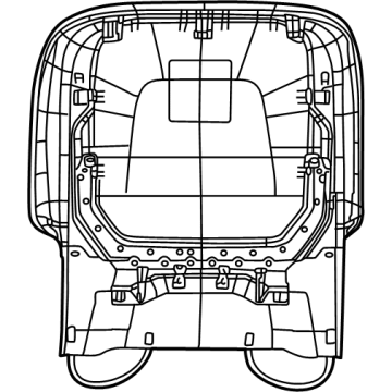 Jeep 6PH961A5AE Seat Back Panel