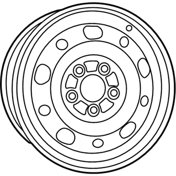 Mopar 5105079AC Spare Wheel