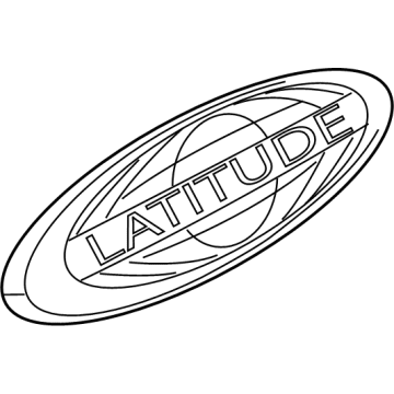Jeep 55373006AA Nameplate