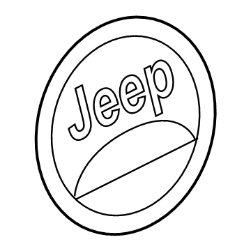 Jeep 55157317AB Medallion