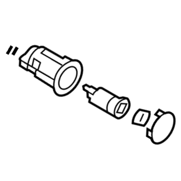 Chrysler 68004994AA Lock & Cylinder