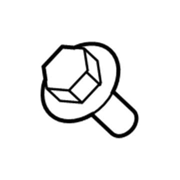 Ram 6507851AA Radiator Support Retainer Nut