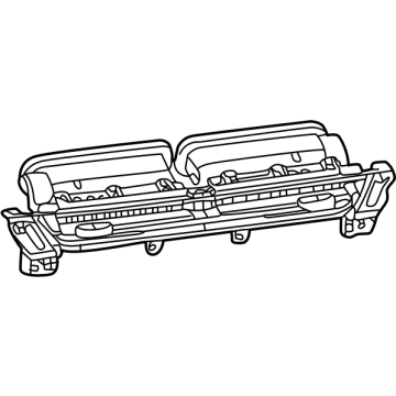 Mopar 6PK87TX7AF Outlet - A/C & Heater 6PK87TX7AF Mopar Outlet - A/C & Heater Illustration 1 of 1