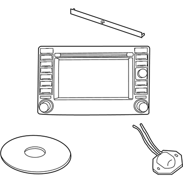 Dodge 82208653AN Navigation System Kit