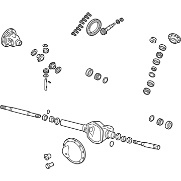 Dodge 52070461AD Axle Assembly
