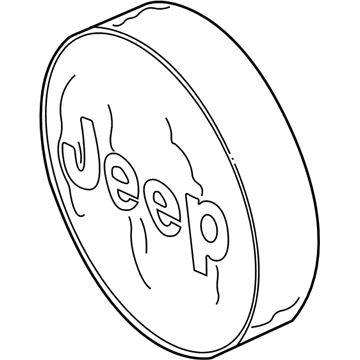 1998 Jeep Wrangler Wheel Cover - 5FF57TTB