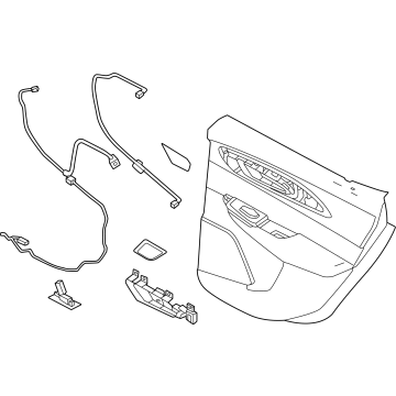 Dodge 7QP64U8TAA Door Trim Panel