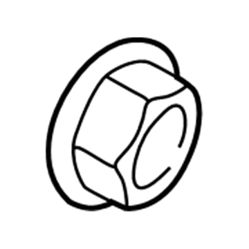 Jeep 6504047 Mirror Nut