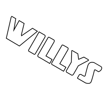 Jeep 5SE86RXFAA Decal