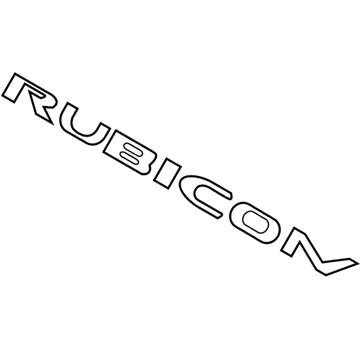 Jeep 5JC82CA1AA Decal