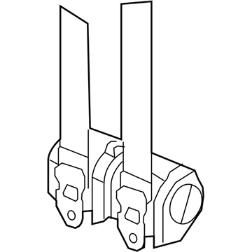 Chrysler 200 Seat Belt - 1JV77DX9AA