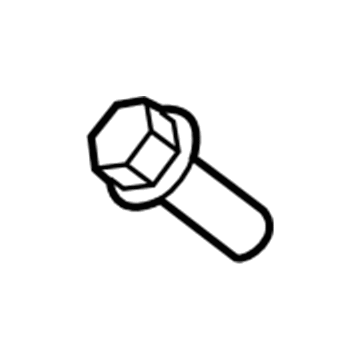 Mopar 6509002AA Outer Belt Assembly Bolt, Rear Mopar 6509002AA Outer Belt Assembly Bolt, Rear