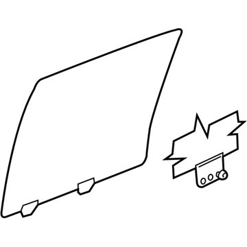 Dodge 55369355AA Moveable Glass