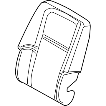 Dodge 1UL16DX9AA Seat Back Cover