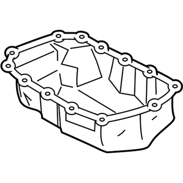 Jeep 53010491AA Oil Pan
