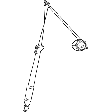 Jeep 6XH901T5AE Outer Belt Assembly