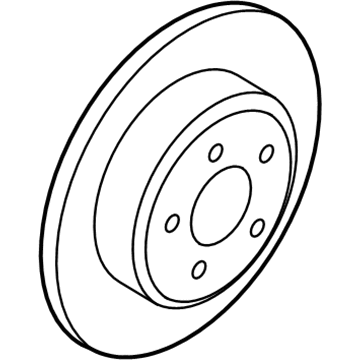 Chrysler Brake Disc - 5290538AE