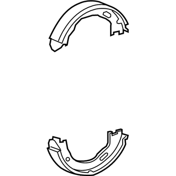 Chrysler 68020626AB Parking Brake Shoes