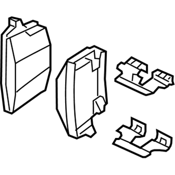 Chrysler 68501808AB Brake Pads