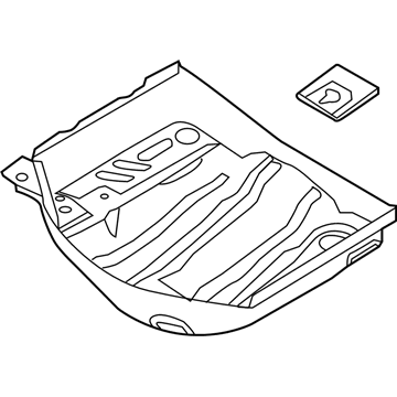 Chrysler 68504492AA Rear Floor Pan