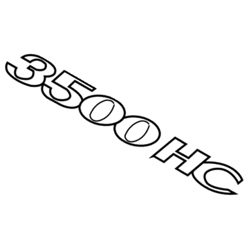 Dodge 5124314AA Nameplate