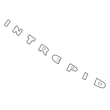 Dodge 4805182AA Nameplate