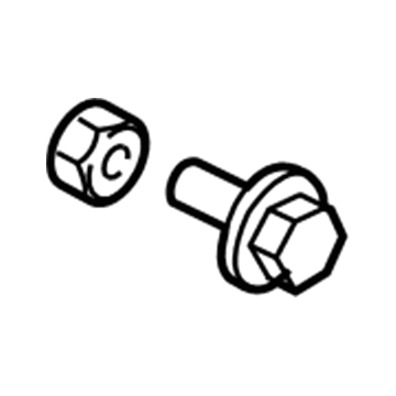 Jeep 6104726AA Bracket Nut