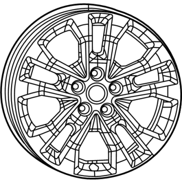 Jeep 4755435AA Wheel, Alloy