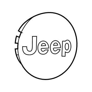 Jeep Gladiator Emblem - 1LB77MA7AC