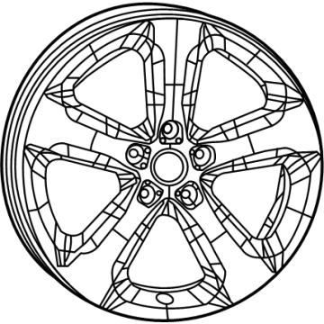 Jeep 4755427AB Wheel, Alloy