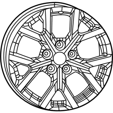 Jeep 4755433AA Wheel, Alloy